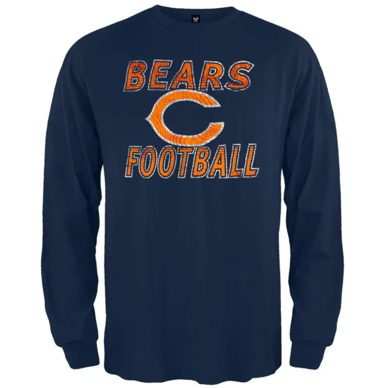 Chicago Bears - Flanker Logo Premium Long Sleeve T-Shirt sold by Old Glory
