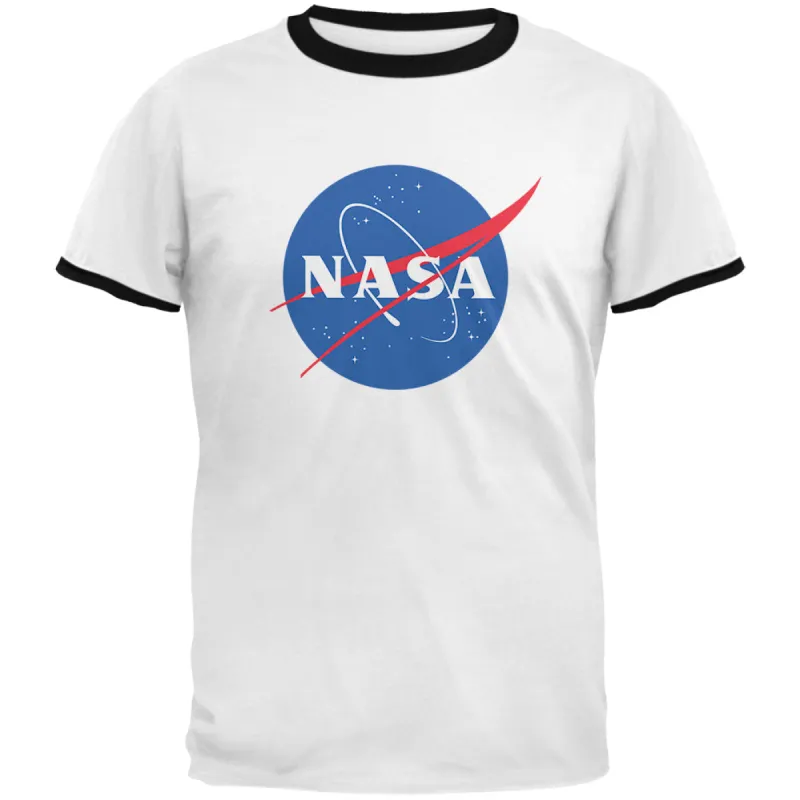 NASA Logo Mens Ringer T Shirt sold by Old Glory