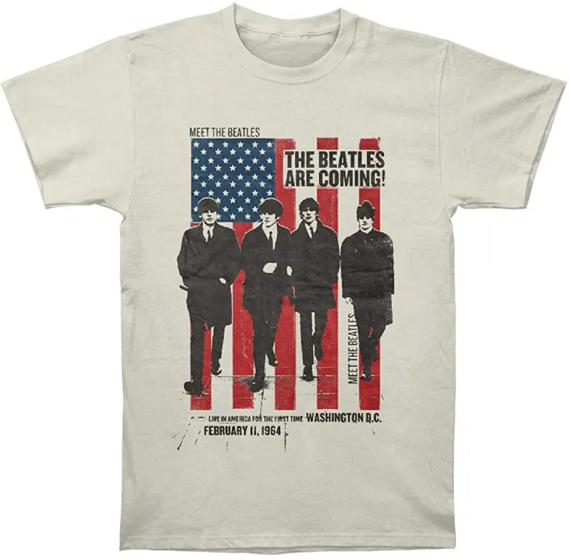 The Beatles - Are Coming Mens Soft T Shirt sold by Old Glory