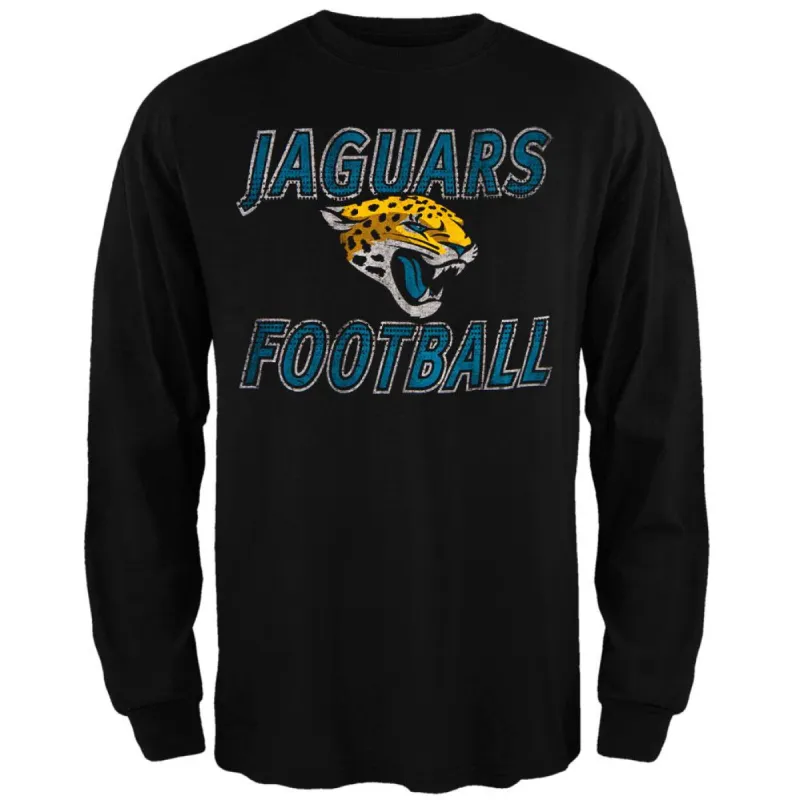 Jacksonville Jaguars - Flanker Logo Premium Long Sleeve T-Shirt sold by Old Glory