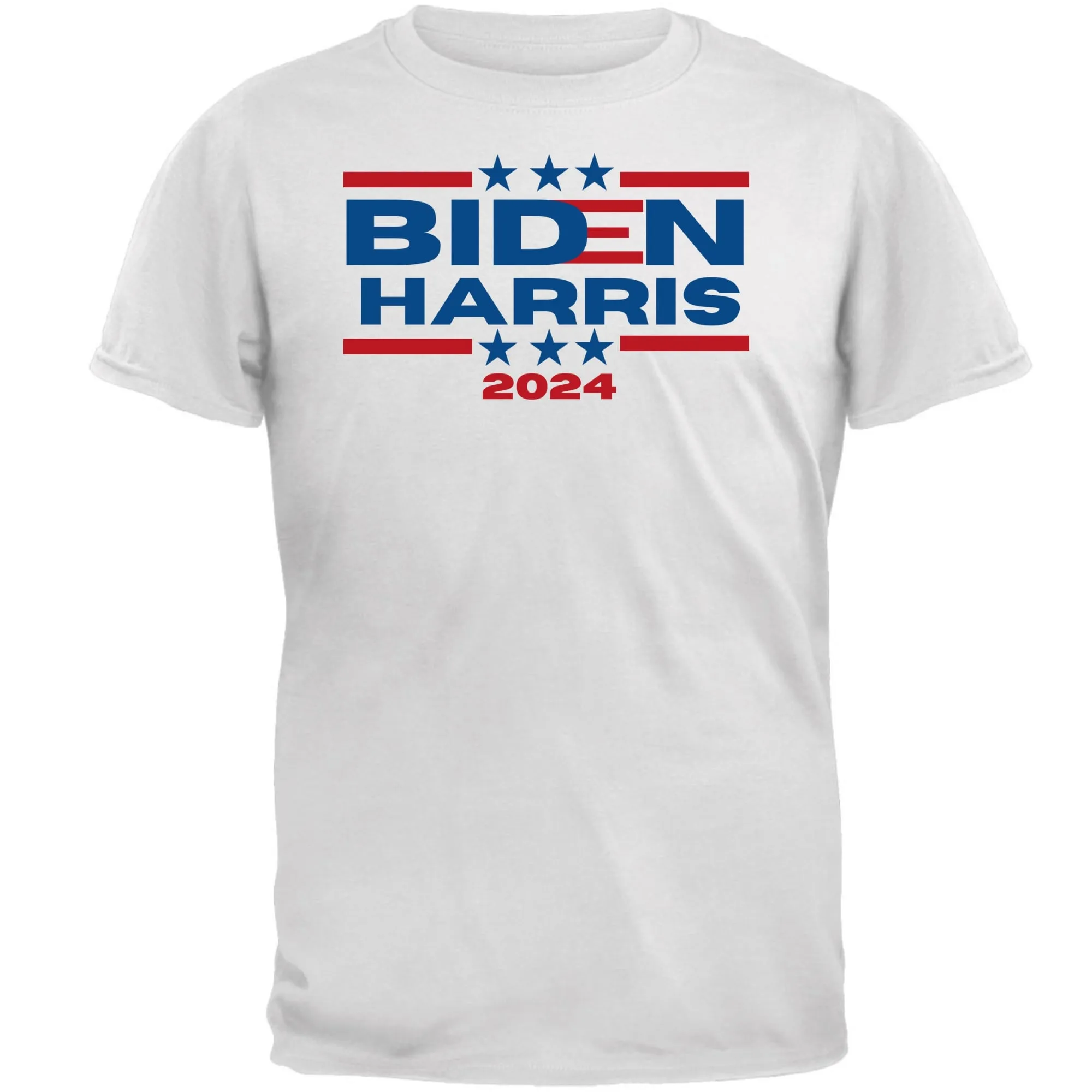 Election 2024 Biden Harris 2024 Triple Stars Mens T Shirt sold by Old Glory product image thumbnail 2