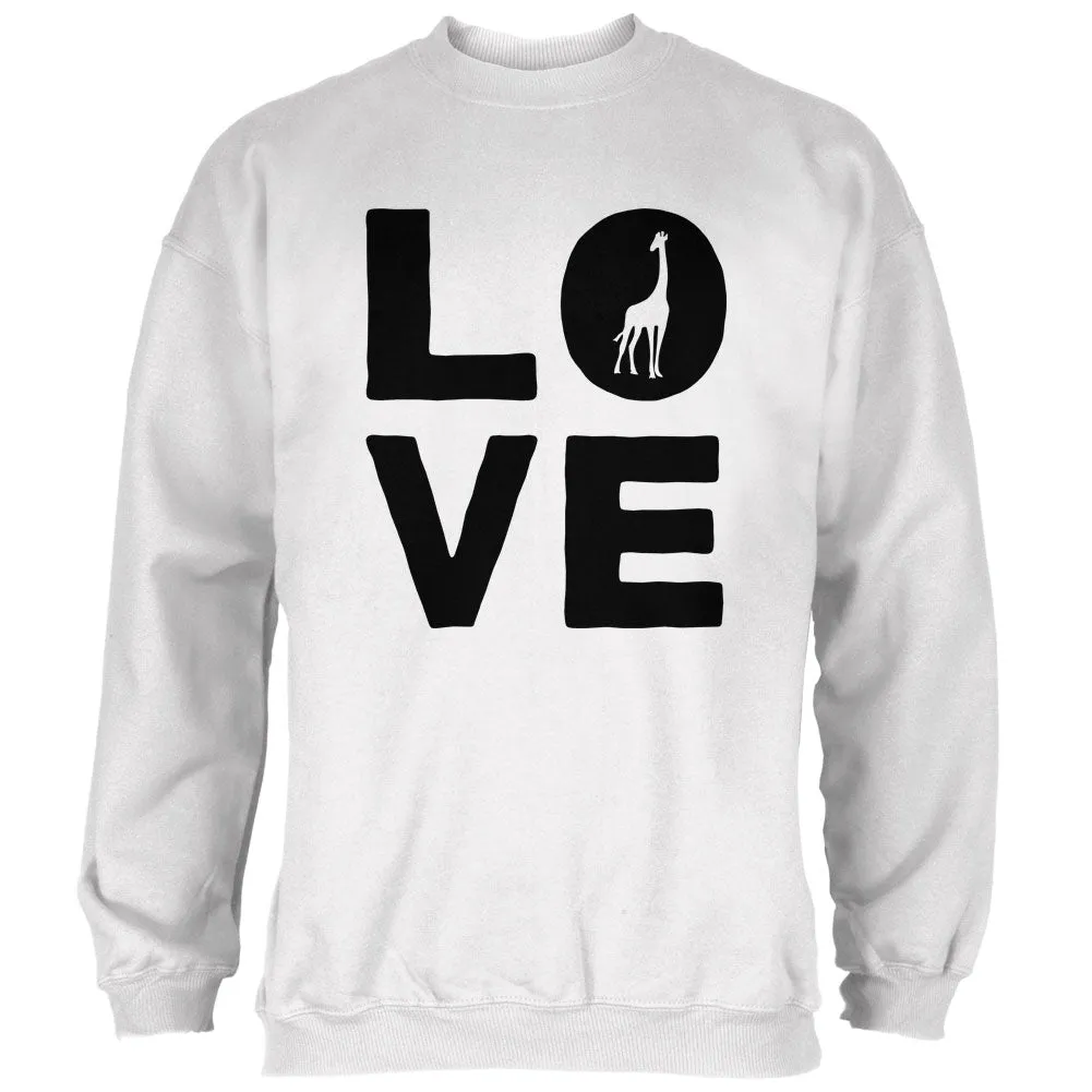 Giraffe Love Mens Sweatshirt sold by Old Glory product image thumbnail 2