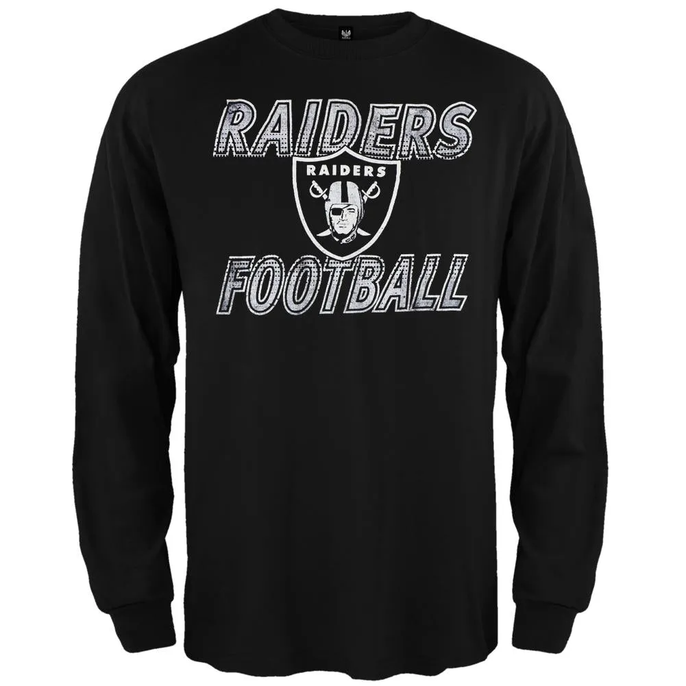 Oakland Raiders - Flanker Logo Premium Long Sleeve T-Shirt sold by Old Glory
