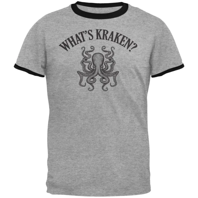 What's Kraken? Mens Ringer T Shirt sold by Old Glory