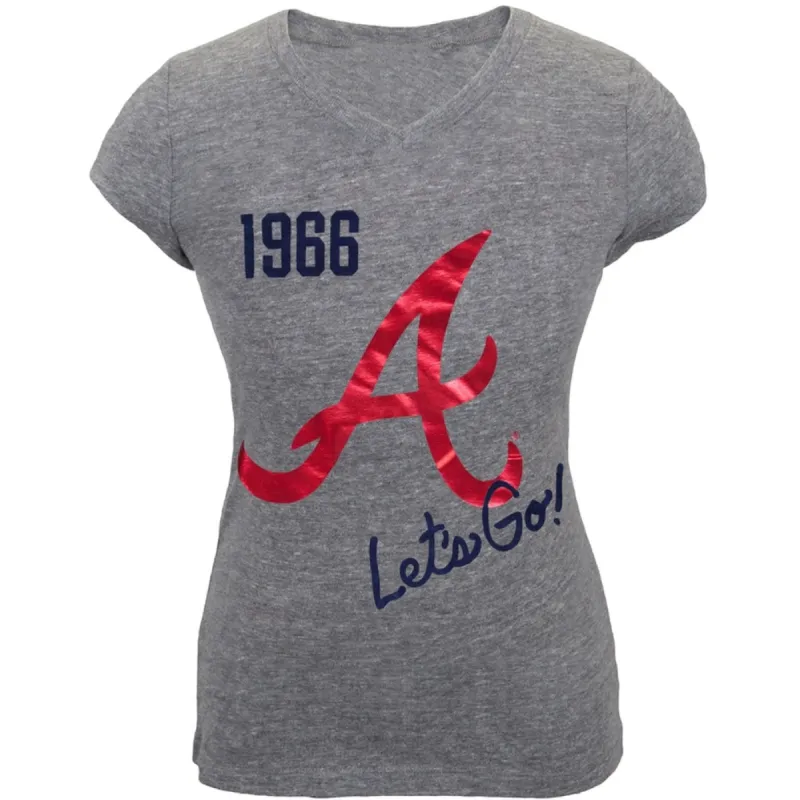 Atlanta Braves - Lets Go Girls Youth T-Shirt sold by Old Glory