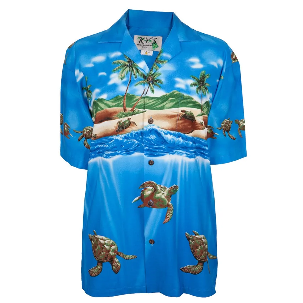 Turtles on the Beach Hawaiian Shirt sold by Old Glory