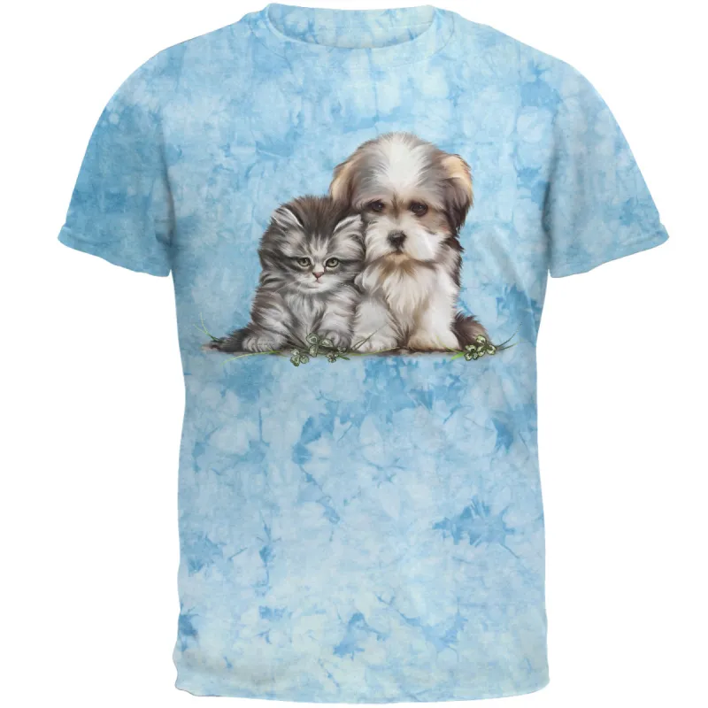 Best Friends Puppy and Kitten Mens T Shirt sold by Old Glory
