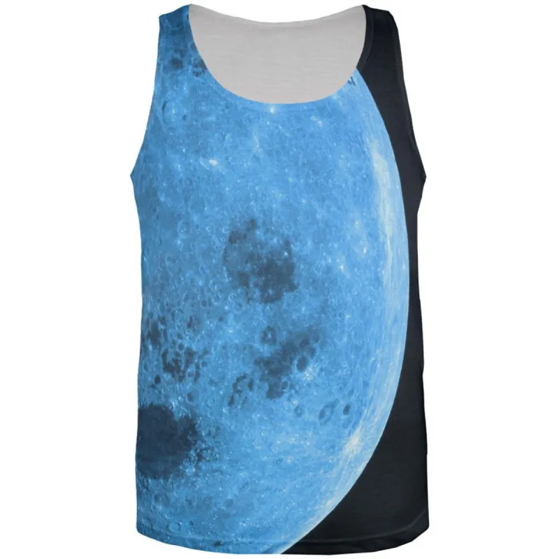 Once in a Blue Moon All Over Adult Tank Top sold by Old Glory