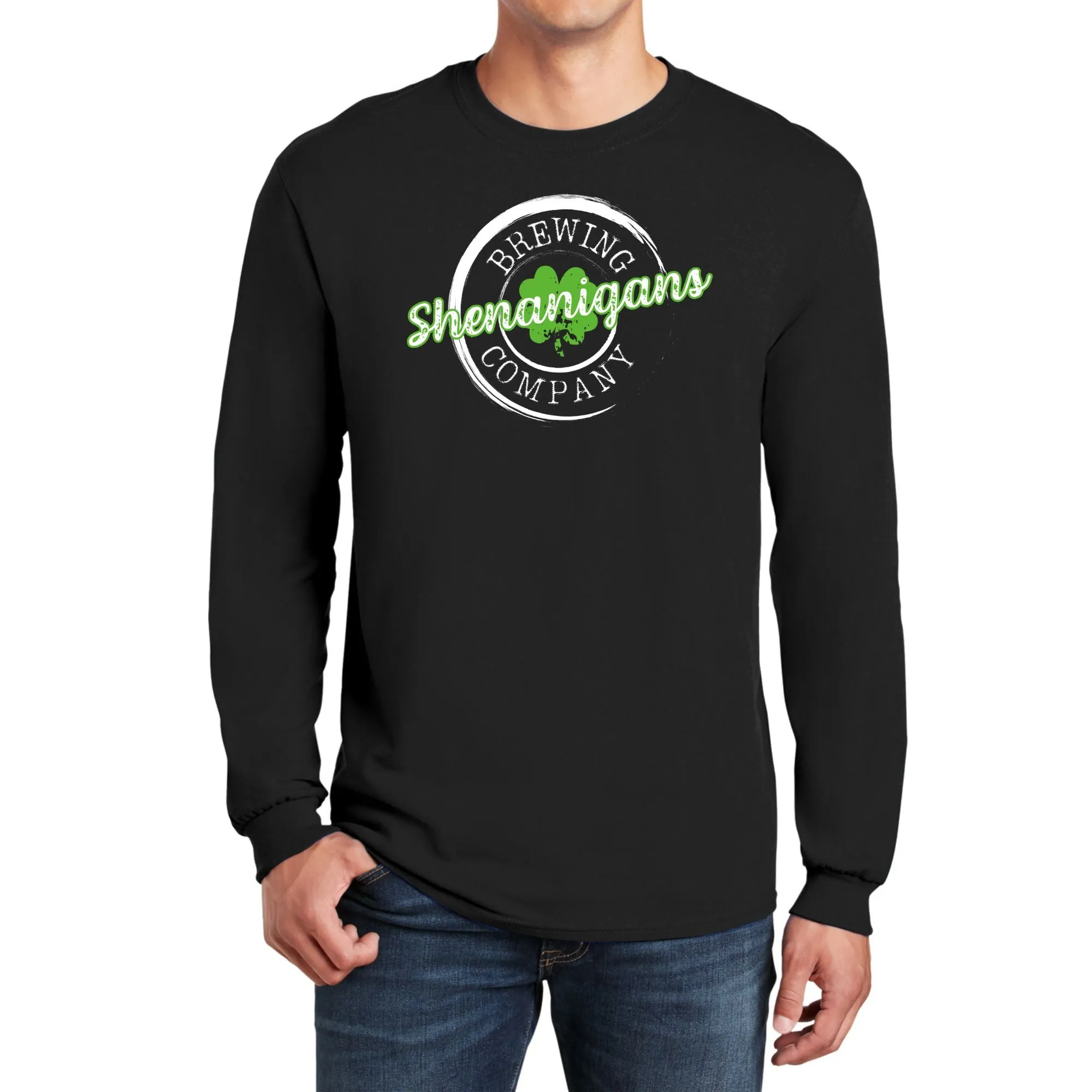 St Patricks Day Shenanigans Brewing Company Mens Long Sleeve T Shirt sold by Old Glory