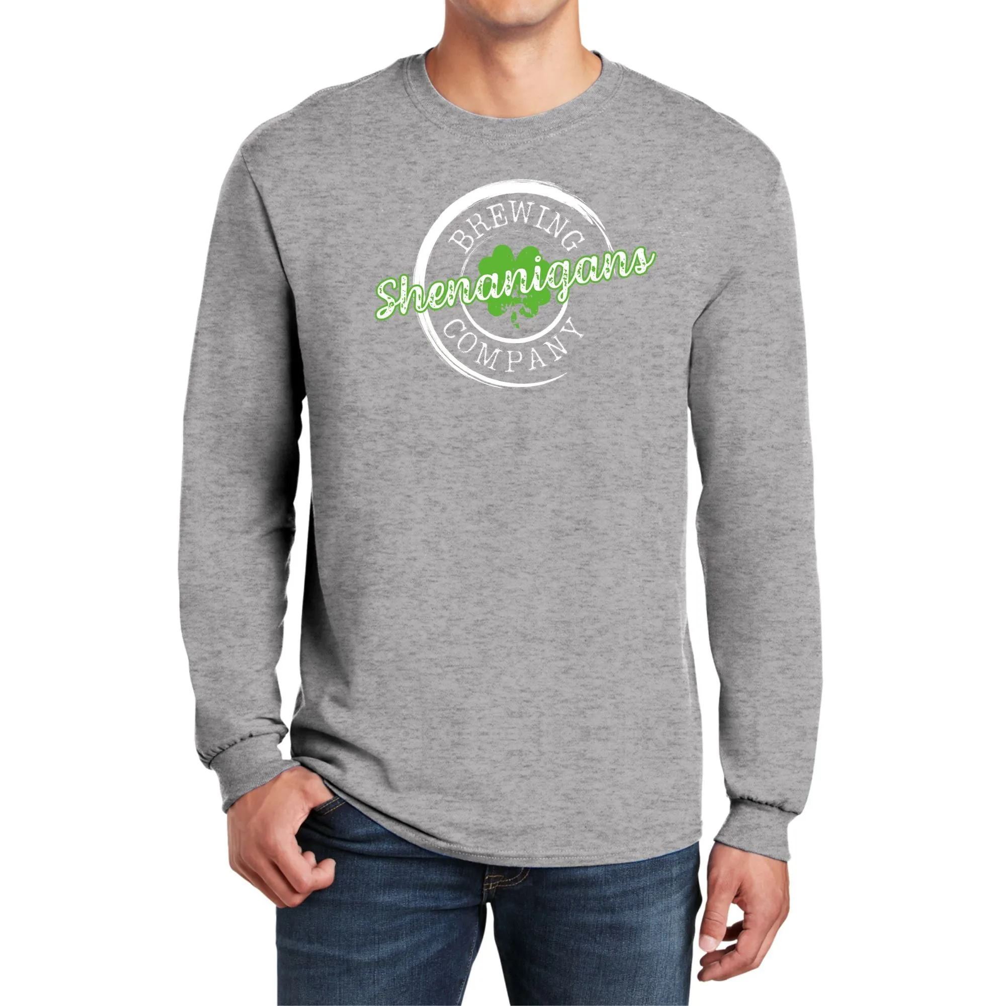St Patricks Day Shenanigans Brewing Company Mens Long Sleeve T Shirt sold by Old Glory product image thumbnail 2