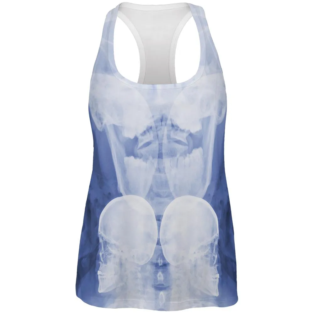 Dead Inside Skull X-Ray All Over Womens Work Out Tank Top sold by Old Glory