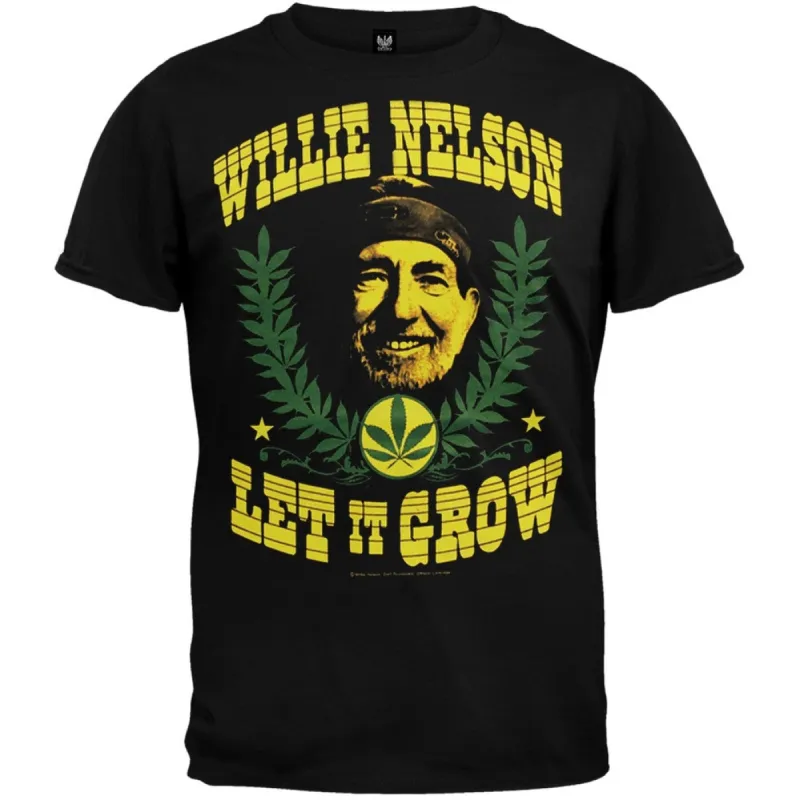 Willie Nelson - Let It Grow T-Shirt sold by Old Glory