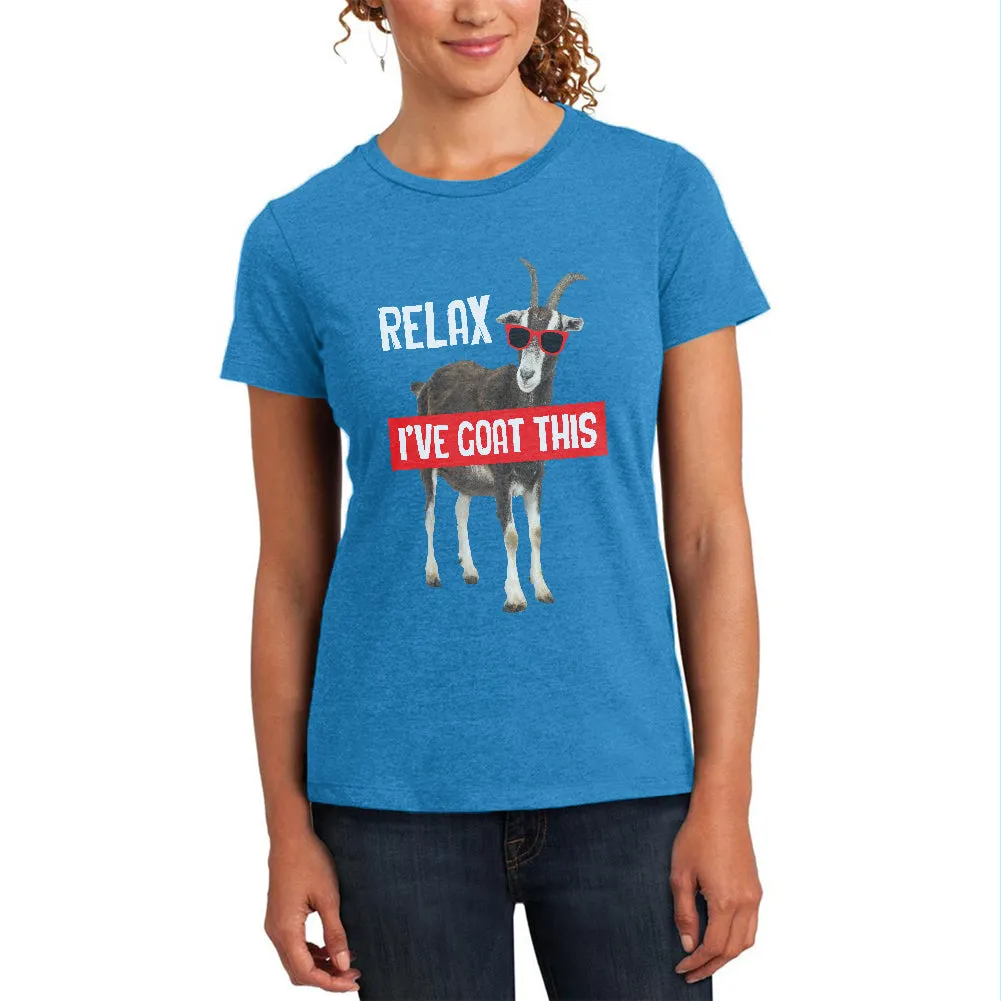 Relax I've Goat Got This Womens Soft Heather T Shirt sold by Old Glory product image thumbnail 4