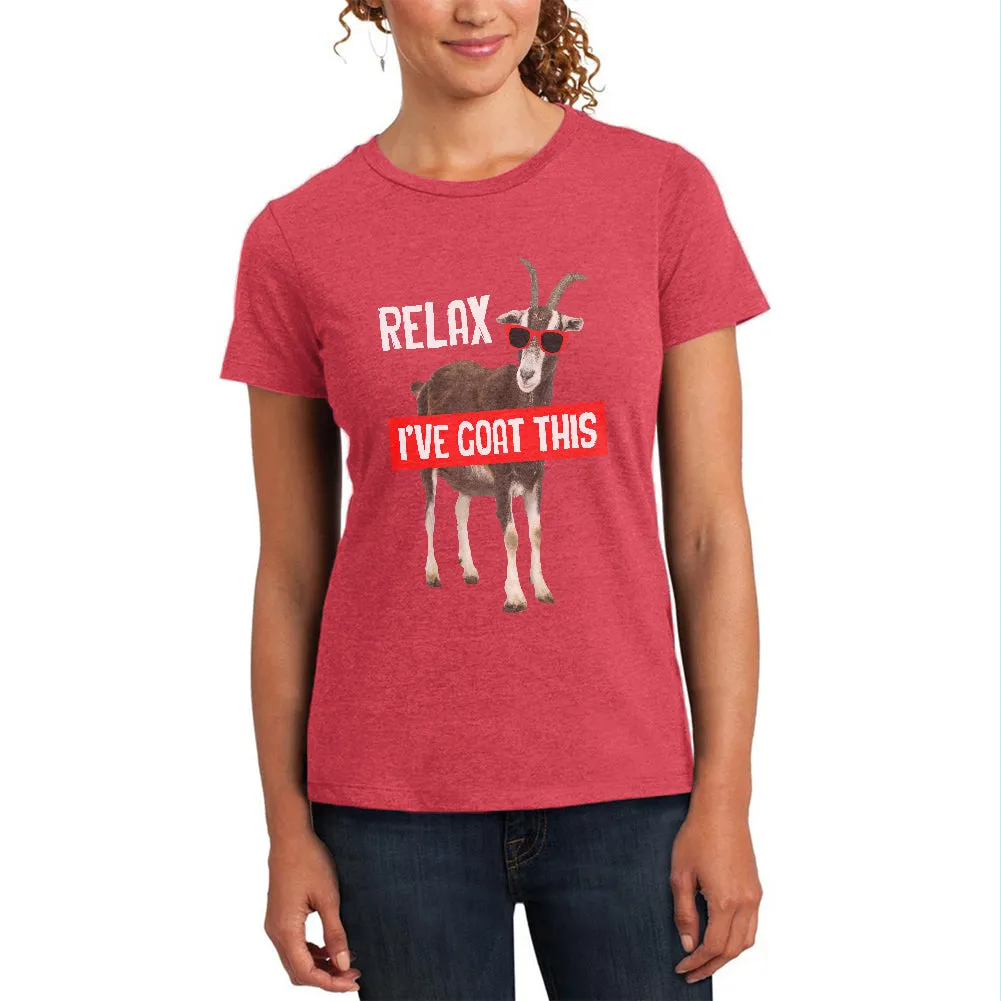 Relax I've Goat Got This Womens Soft Heather T Shirt sold by Old Glory product image thumbnail 5