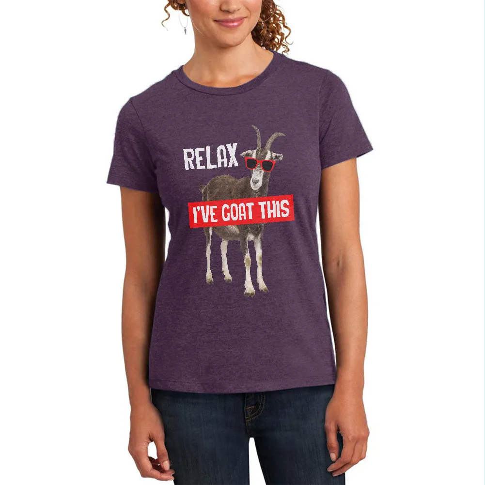 Relax I've Goat Got This Womens Soft Heather T Shirt sold by Old Glory product image thumbnail 2