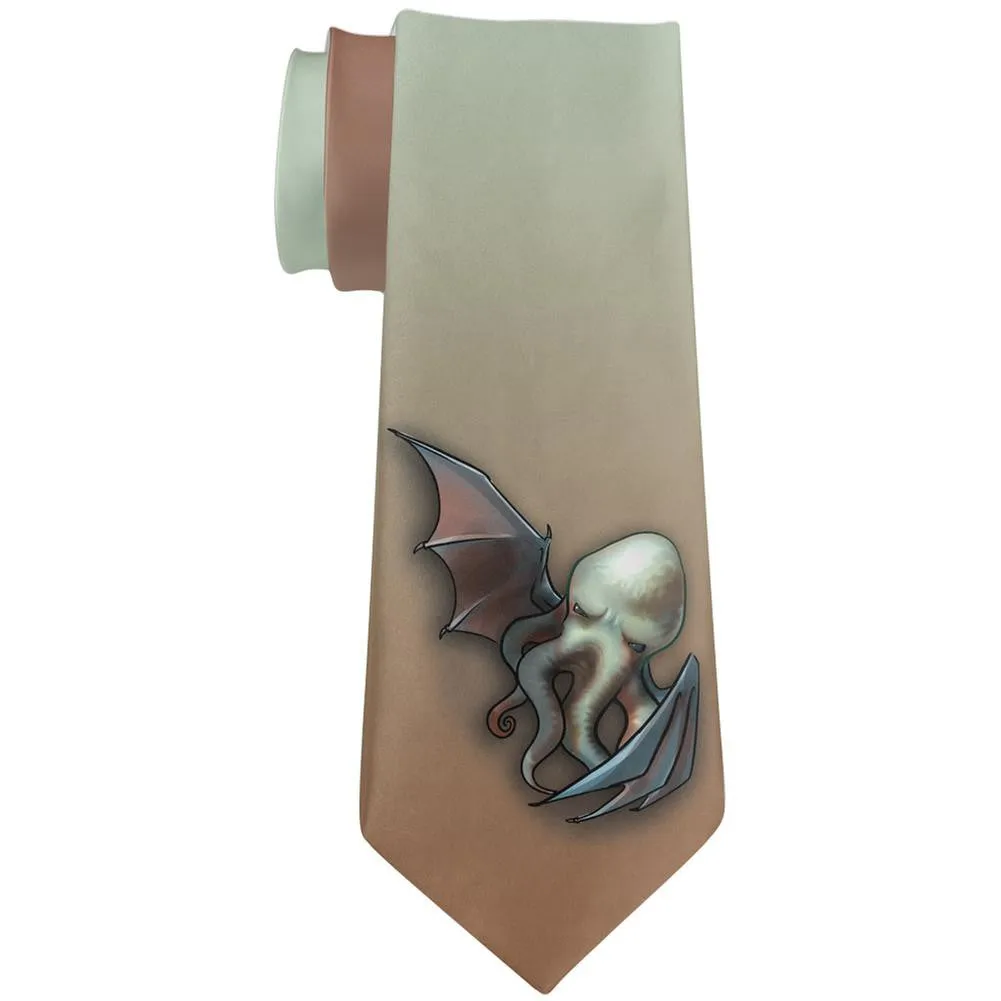 Halloween Cthulhu Horror All Over Neck Tie sold by Old Glory