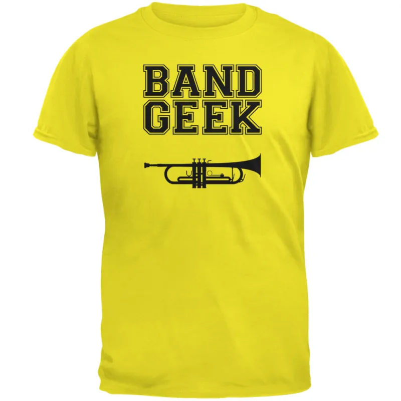 Band Geek Trumpet Mens T Shirt sold by Old Glory