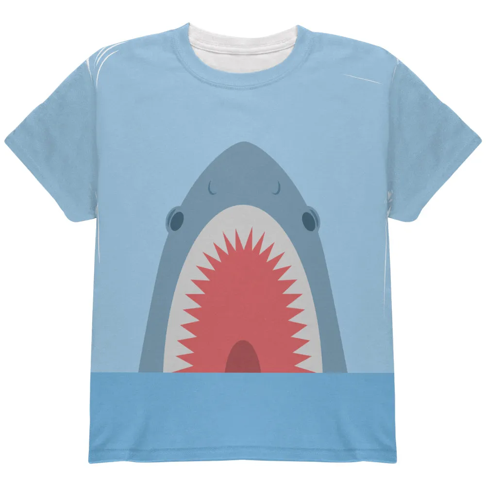 Cute Fun Shark Attack All Over Youth T Shirt sold by Old Glory
