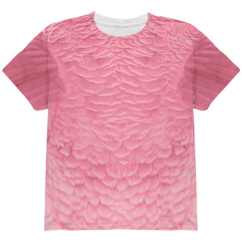 Halloween Costume Pink Flamingo Costume All Over Youth T Shirt sold by Old Glory