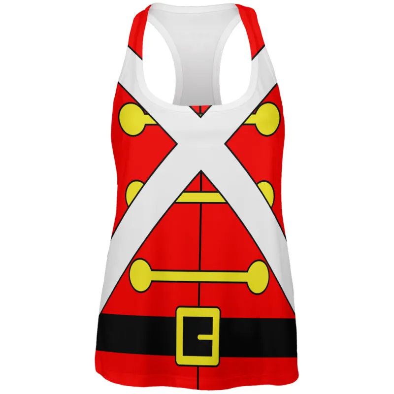 Christmas Toy Soldier Costume All Over Womens Work Out Tank Top sold by Old Glory