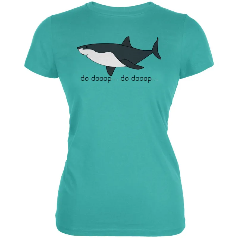 Great White Shark Suspense Cute Juniors Soft T Shirt sold by Old Glory