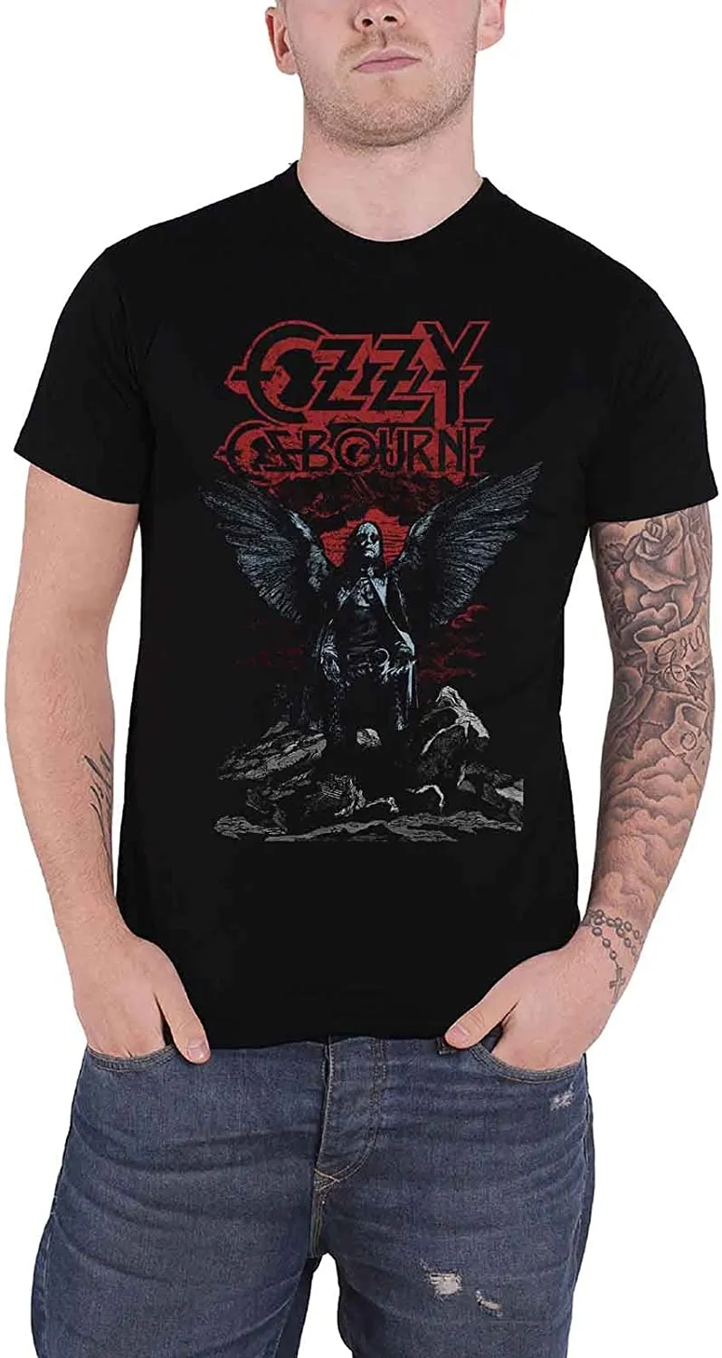 Ozzy Osbourne - Angel Wings Mens T Shirt sold by Old Glory
