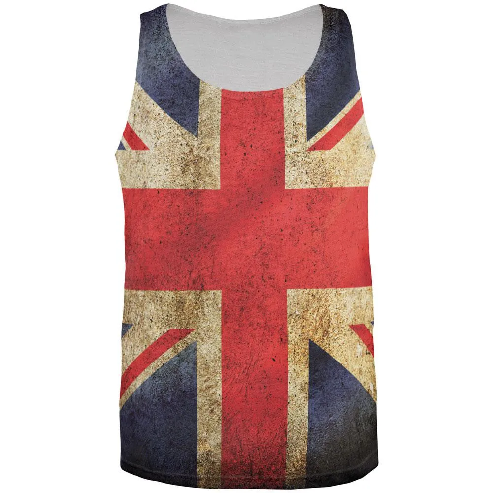 British Flag All Over Adult Tank Top sold by Old Glory