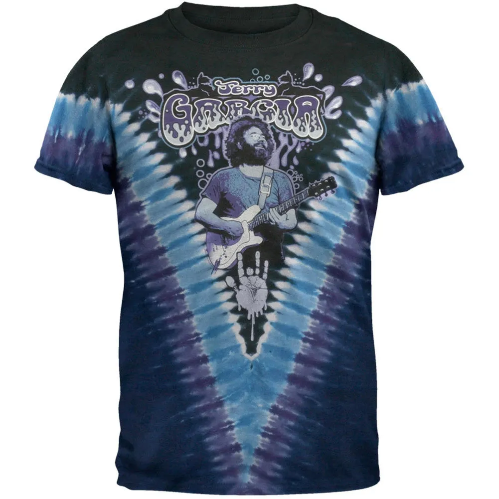 Jerry Garcia - Splash Your Face V-Dye T-Shirt sold by Old Glory