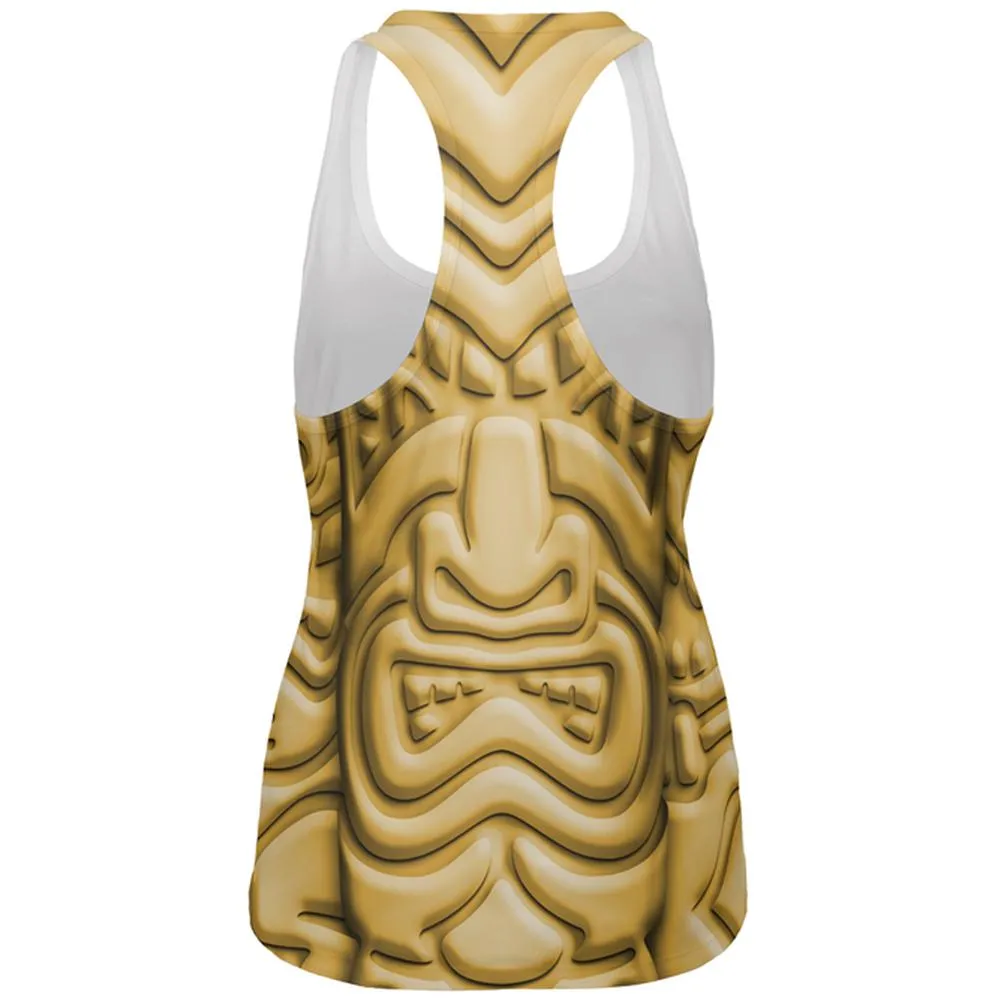 Tiki God Gold Face Luau All Over Womens Work Out Tank Top sold by Old Glory product image thumbnail 2