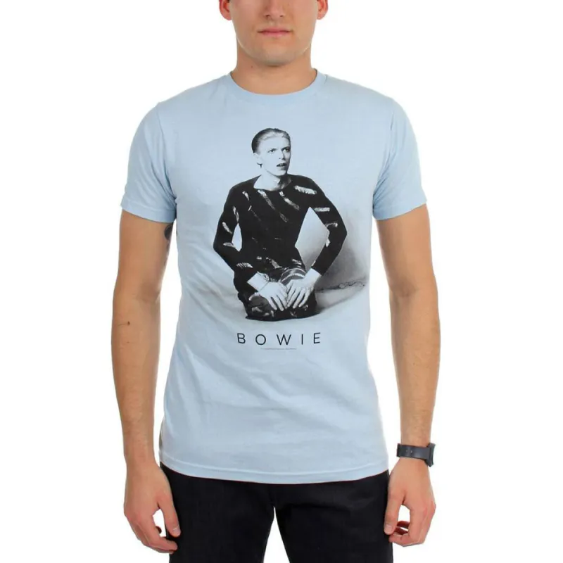 David Bowie - Kneeling Adult T-Shirt sold by Old Glory