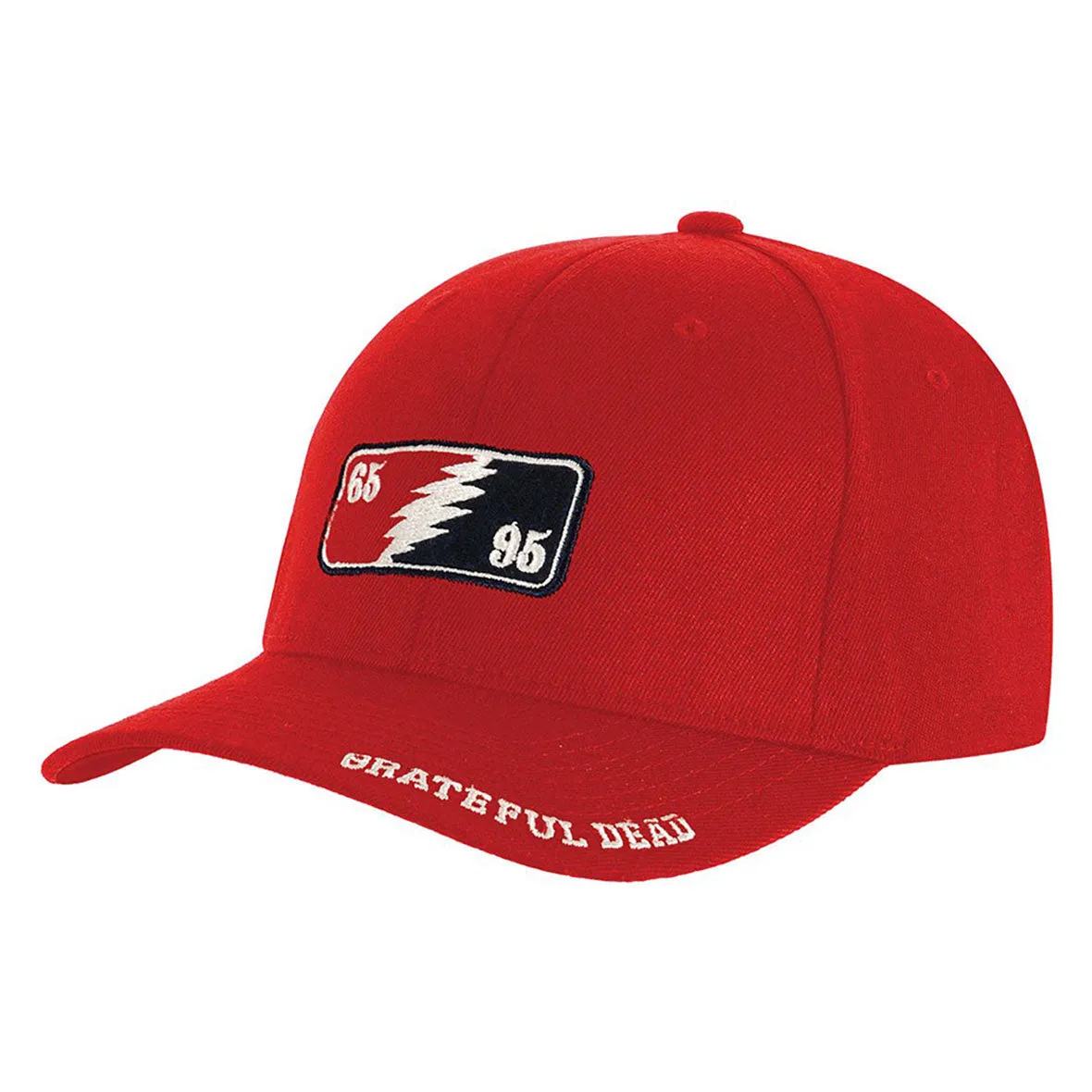 Grateful Dead - GD 65-95 Red Mens Adjustable Baseball Cap sold by Old Glory