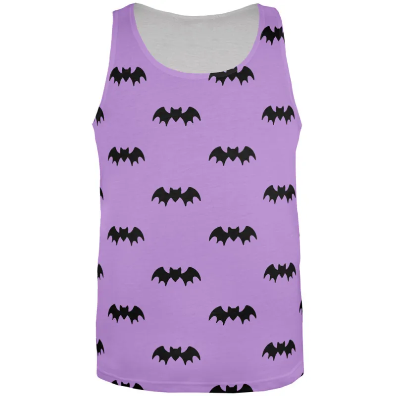 Halloween Bats Pattern All Over Mens Tank Top sold by Old Glory