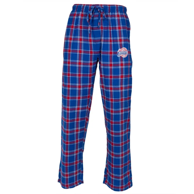 Los Angeles Clippers - Logo Plaid Lounge Pants sold by Old Glory