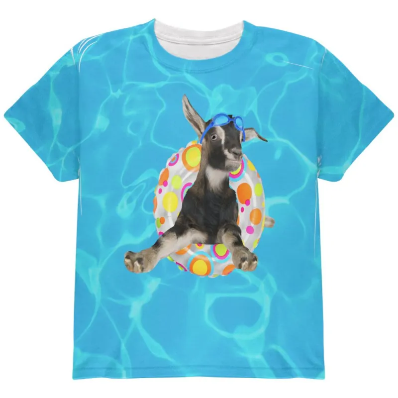 Whatever Floats Your Goat Boat Funny All Over Youth T Shirt sold by Old Glory