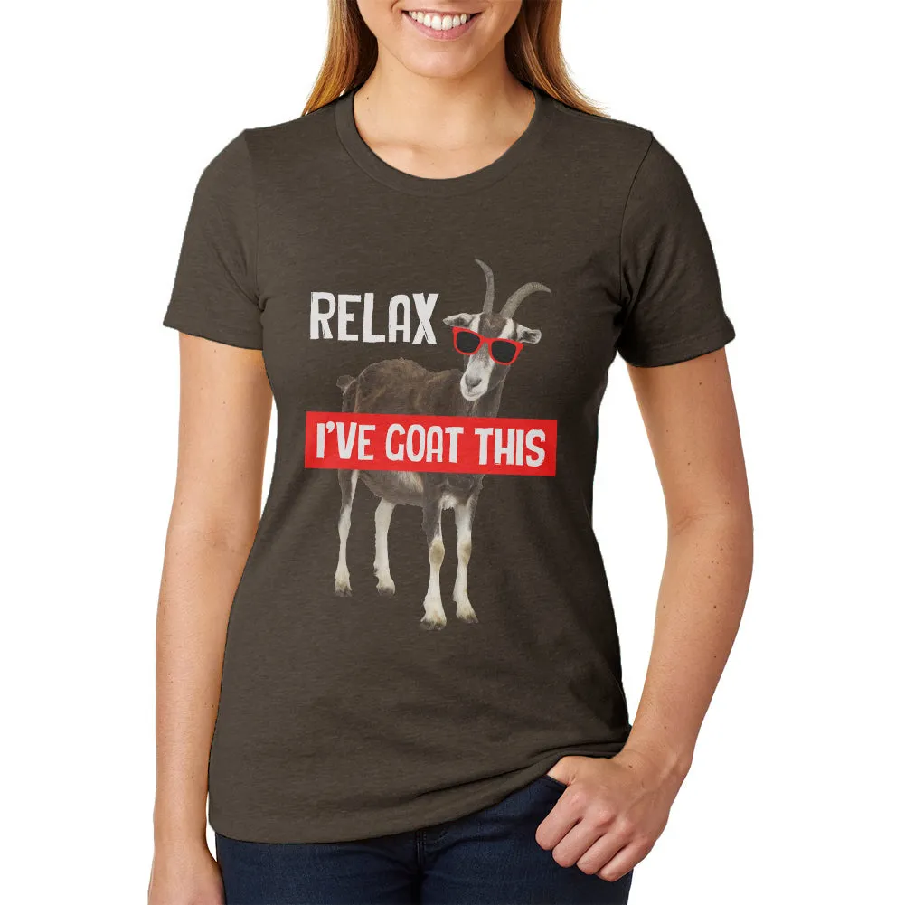 Relax I've Goat Got This Juniors Soft Heather T Shirt sold by Old Glory