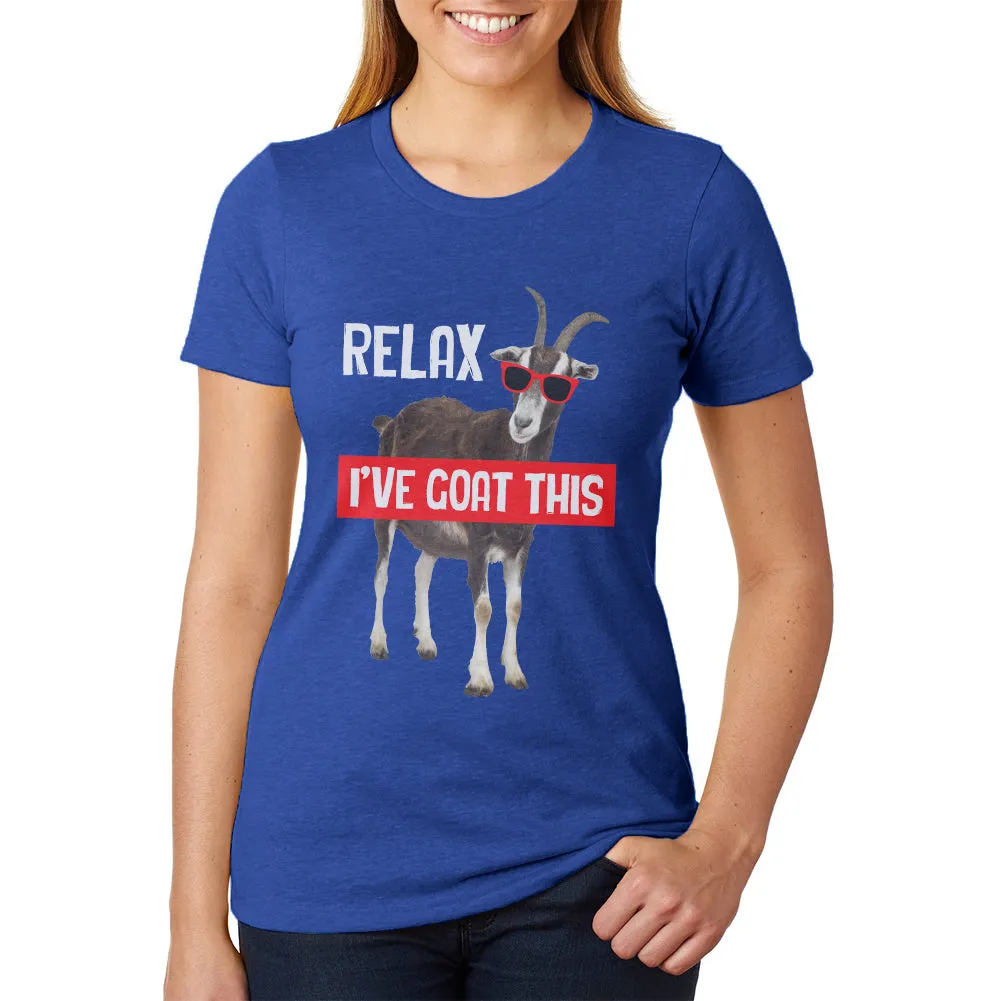 Relax I've Goat Got This Juniors Soft Heather T Shirt sold by Old Glory product image thumbnail 2