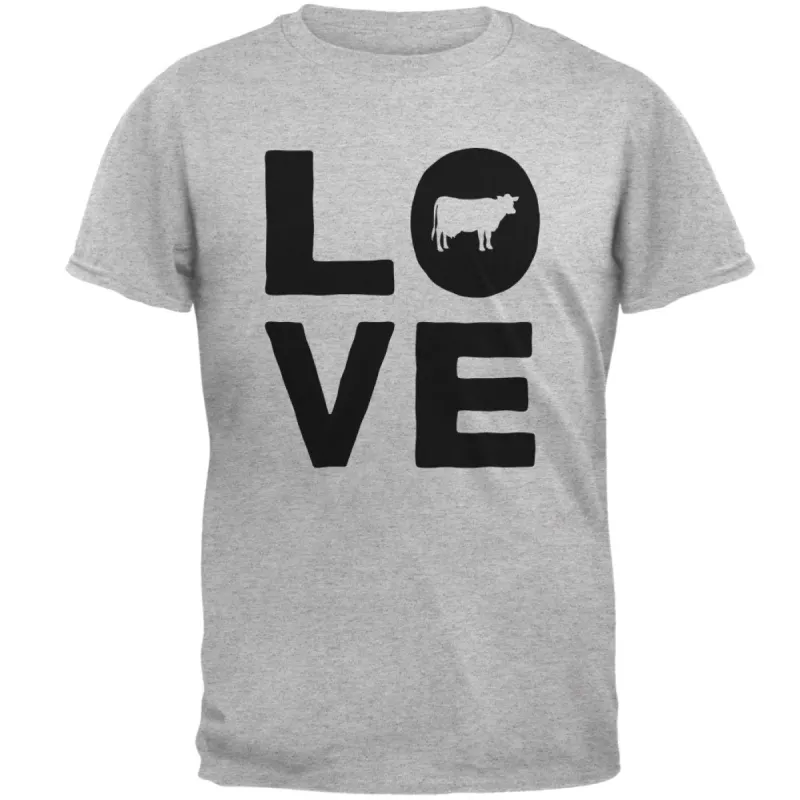 Cow Love Mens T Shirt sold by Old Glory