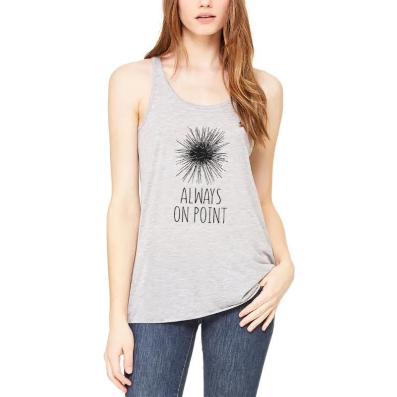 Sea Urchin Always on Point Womens Flowy Racerback Tank Top sold by Old Glory