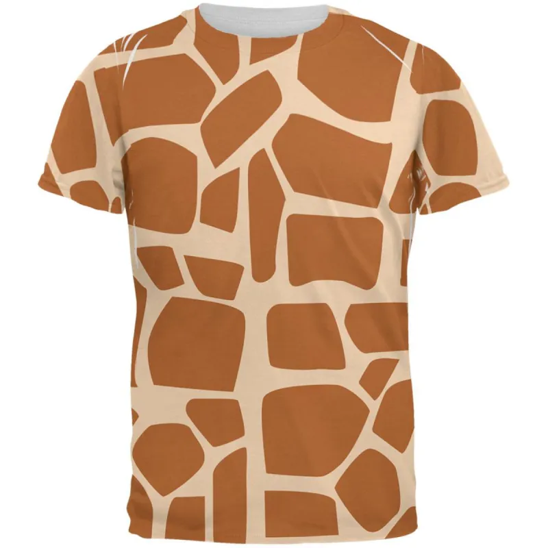 Halloween Giraffe West African Cartoon Costume All Over Mens T Shirt sold by Old Glory