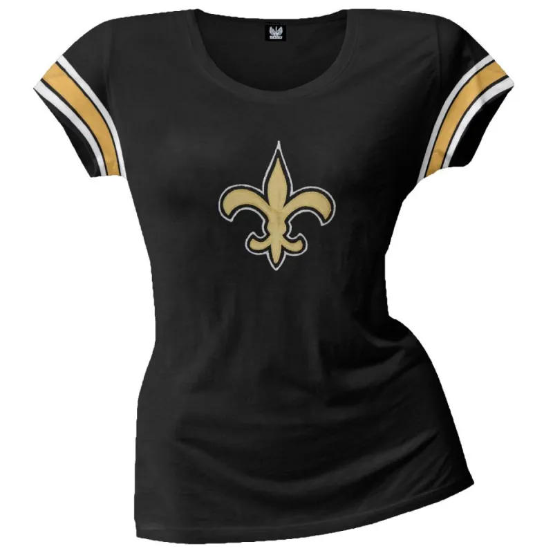 New Orleans Saints - Off-Campus Juniors Premium Scoop T-Shirt sold by Old Glory
