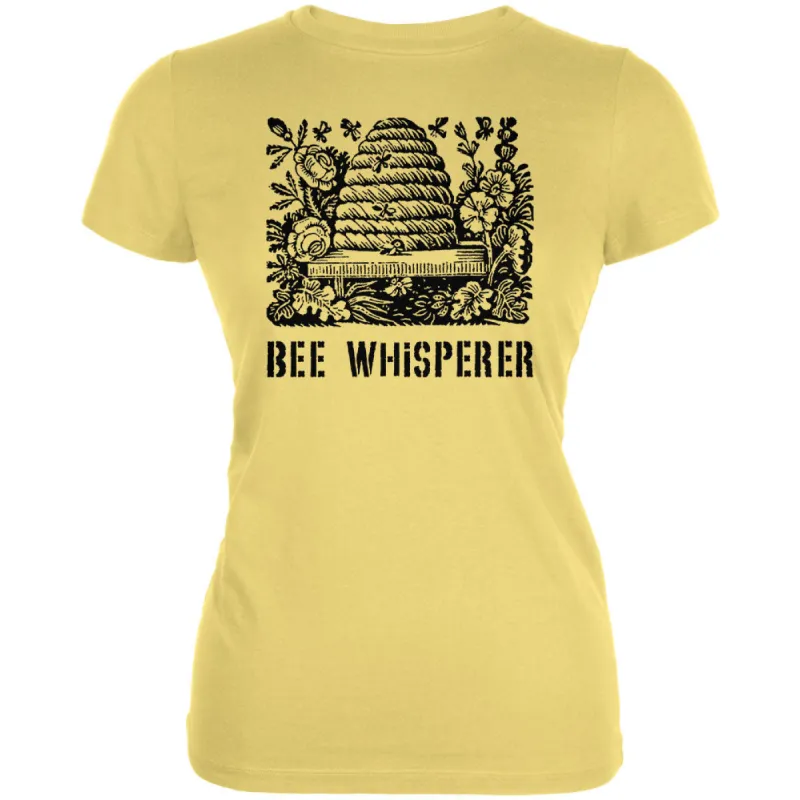 Gardening Beekeeper Bee Whisperer Juniors Soft T Shirt sold by Old Glory