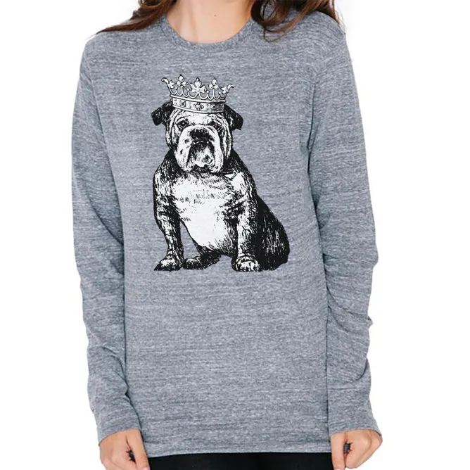 Bulldog Crown Mens Soft Long Sleeve T Shirt sold by Old Glory