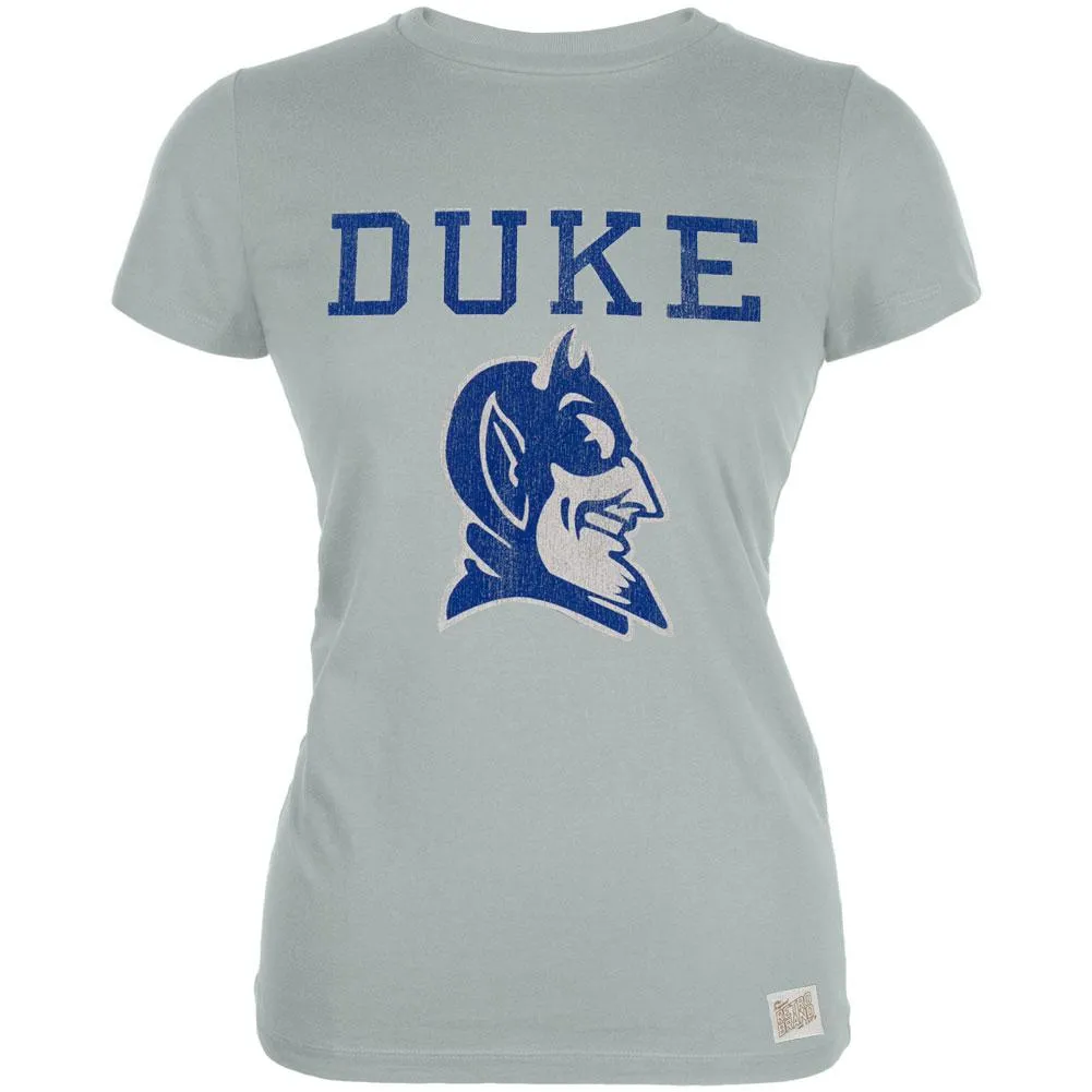 Duke Blue Devils - Letters and Logo Vintage Juniors T-Shirt sold by Old Glory
