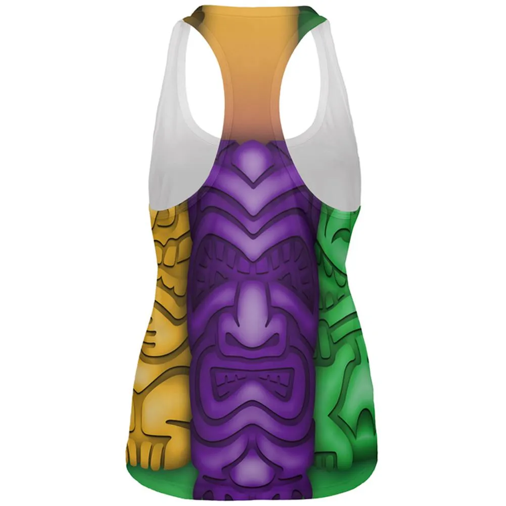 Mardi Gras Tiki Glass Party All Over Womens Work Out Tank Top sold by Old Glory product image thumbnail 2