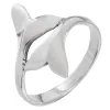 Whale Tails Touching Sterling Silver Ring sold by Old Glory