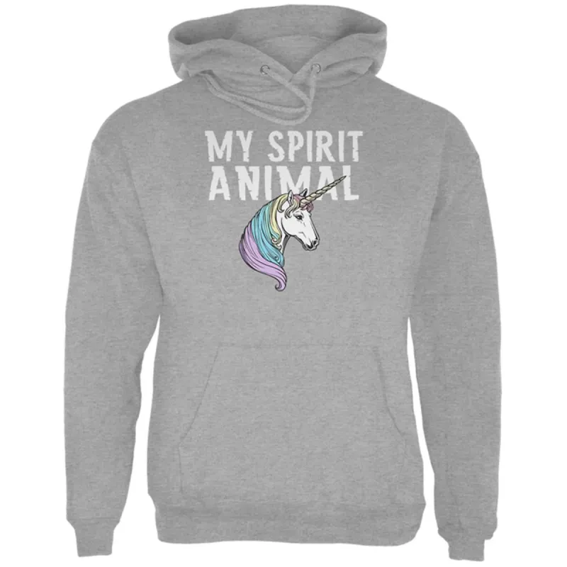 My Spirit Animal Unicorn Mens Hoodie sold by Old Glory