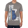 Eat Sleep Fish Repeat Marlin Mens Soft T Shirt sold by Old Glory