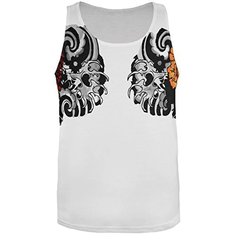 Japanese Shoulder Tattoo All Over Adult Tank Top sold by Old Glory