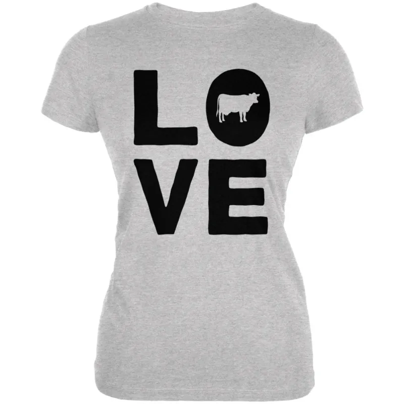 Cow Love Juniors Soft T Shirt sold by Old Glory