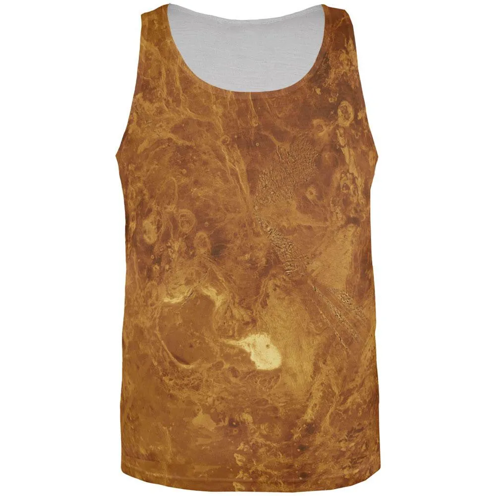 Solar System Planet Venus All Over Adult Tank Top sold by Old Glory